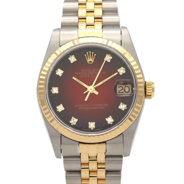 Rolex Datejust Stainless Steel Yellow Gold Automatic in Yellow from The Reluxe