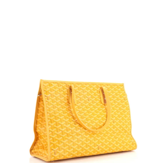 Goyard Marquises Bag Coated Canvas in yellow Coated canvas from Rebag, photo 2 of 7