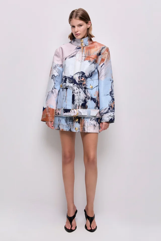 AJE Lettera Denim Jacket from Aje, photo 1 of 1