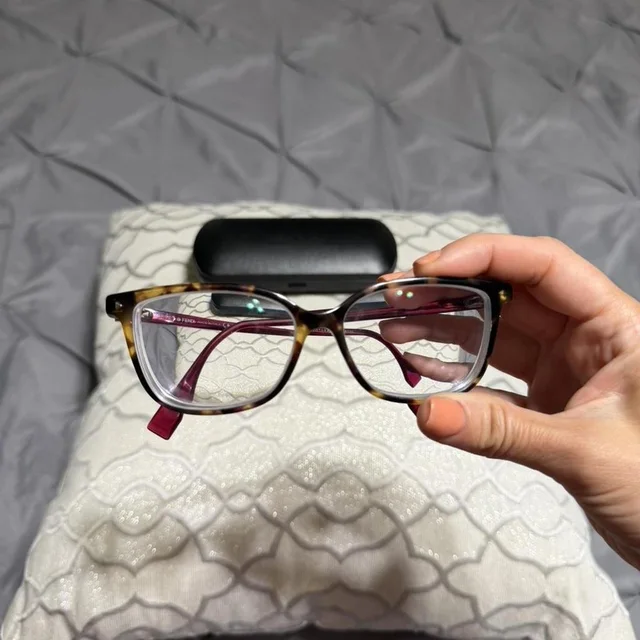 Fendi Women's Sunglasses - Multi/Brown in red|multicolor|brown from Depop, photo 1 of 1