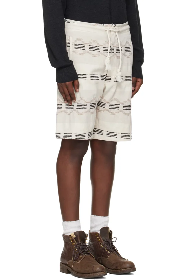Isabel Marant Off-White Deliann Shorts, photo 2 of 4 from SSENSE
