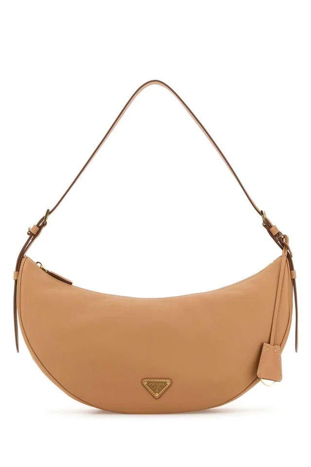 Prada Shoulder Bag — Beige Calfleather in Beige Calfskin from HEWI