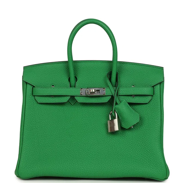 Hermès Birkin 25 Bambou Verso Togo Palladium Hardware in Togo leather from Madison Avenue Couture