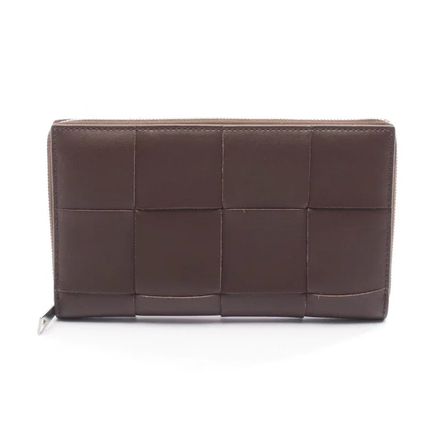 Bottega Veneta Cassette Leather Long Wallet in Leather from LuxUness