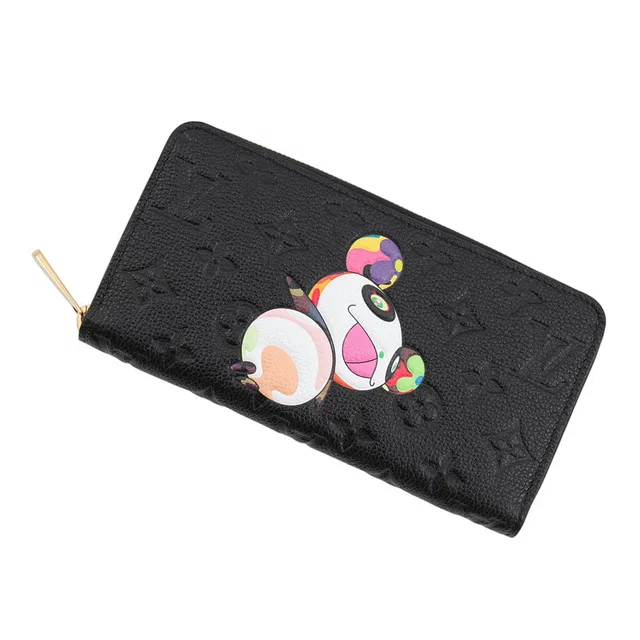 Louis Vuitton × TM Zippy Wallet_Japan Limited Edition NoirM14160 Monogram Empreinte Leather/Panda in Leather from GALLERY RARE
