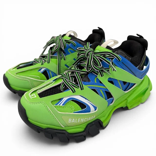 Balenciaga TRACK Leather Sneakers in Leather from LuxUness
