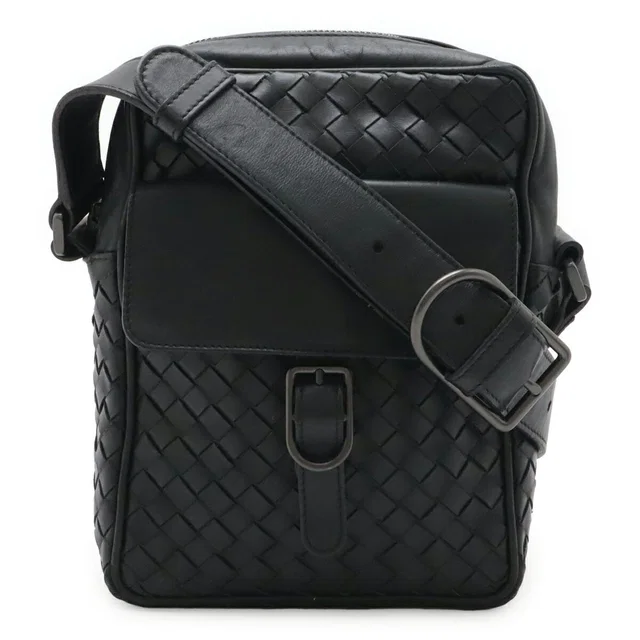 Bottega Veneta Intrecciato Leather Shoulder Bag in Woven leather from LuxUness