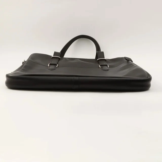 Hermès 2012 Leather 2-Way Bag, Black in Black Leather from VINTAGE QOO TOKYO, photo 9 of 10