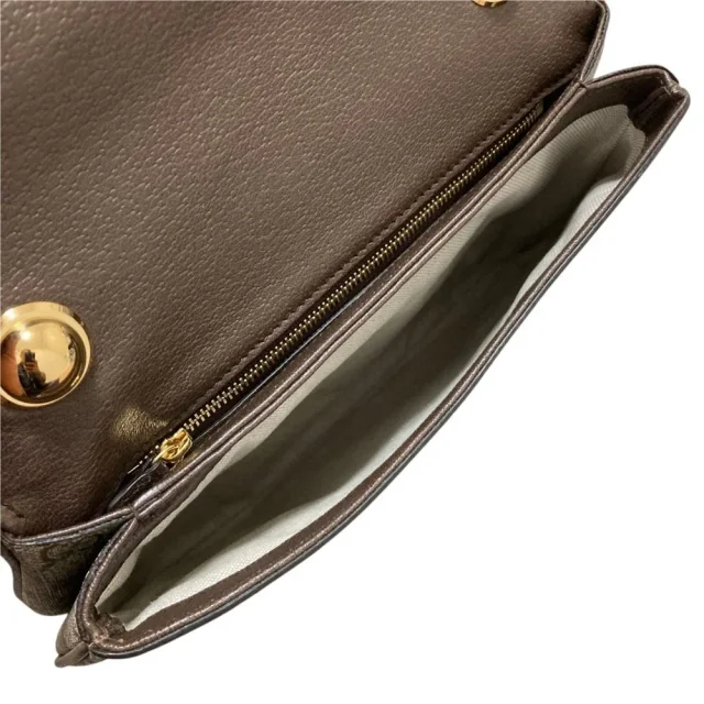 Gucci Blondie GG Supreme Shoulder Bag in Beige Canvas from LuxUness, photo 9 of 17