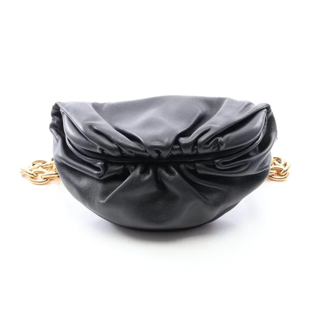 Bottega Veneta The Chain Pouch Mini Leather Waist Bag in Leather from LuxUness