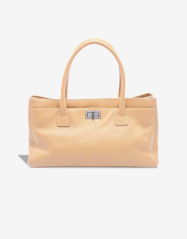 Chanel Executive Tote Medium Calf Beige from SACLÀB