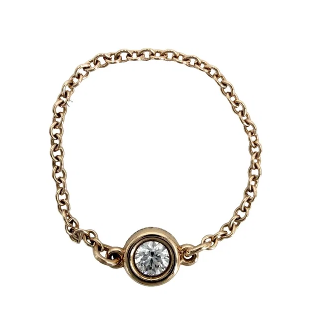 Tiffany & Co. Ring Elsa Peretti by the Yard Pink Gold Diamond in Pink from The Reluxe