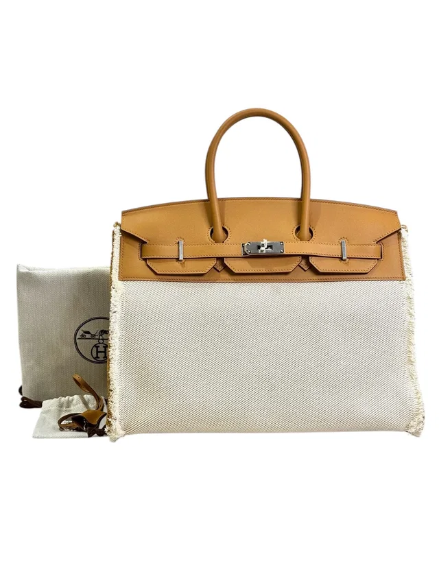 Hermès Birkin 35cm Fray Canvas U Stamp in Canvas from Luxury Promise