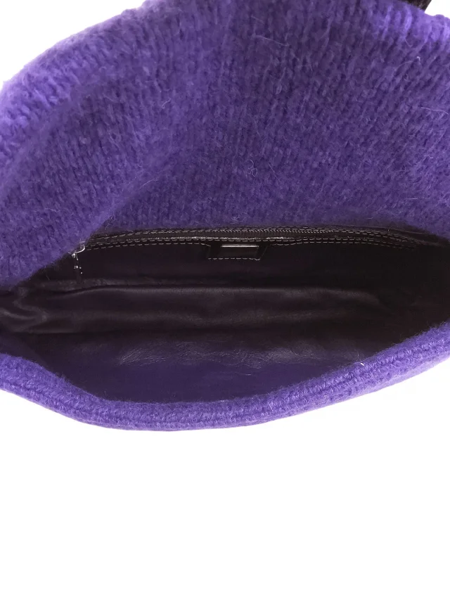 Fendi Knit Mama Bucket Purple from VINTAGE QOO TOKYO, photo 6 of 11