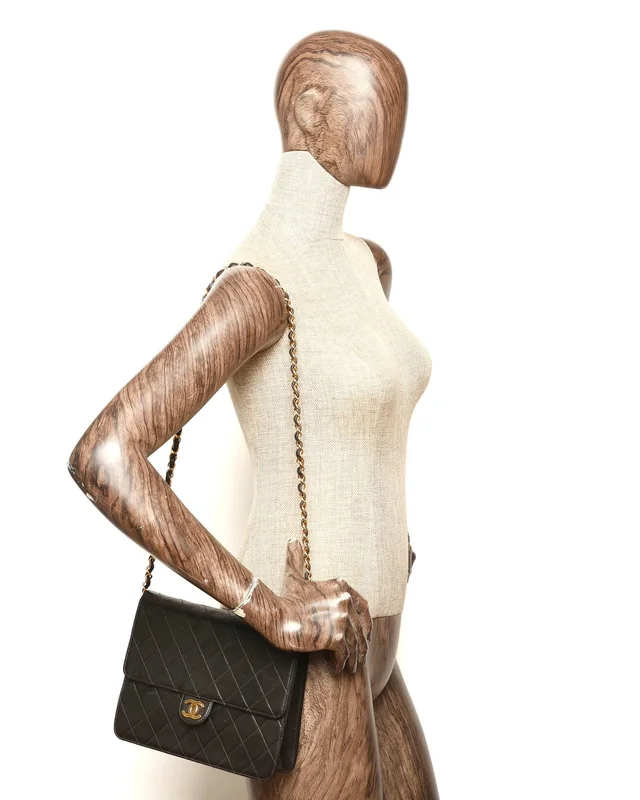Chanel Classic Square Single Flap Bag in Lambskin from A Retro Tale, photo 9 of 9