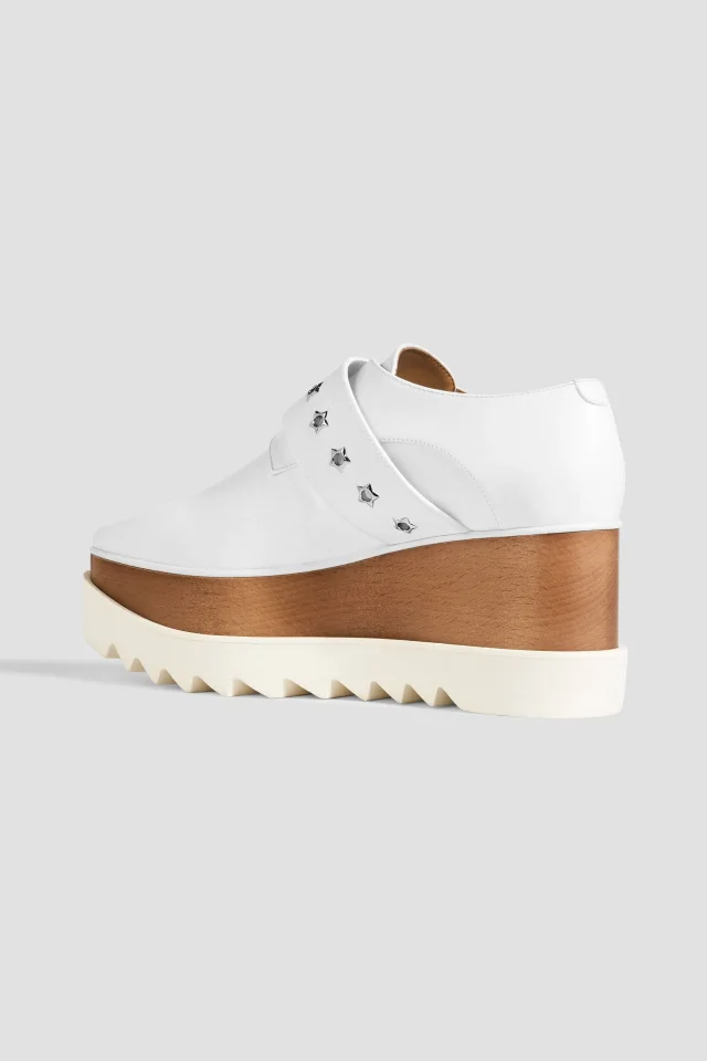 Stella McCartney Elyse Platform Loafers in White, photo 3 of 4 from THE OUTNET