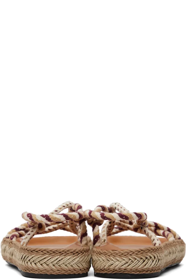 Isabel Marant Beige & Purple Kitza Sandals, photo 2 of 5 from SSENSE