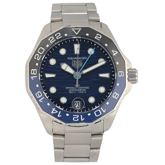 TAG Heuer Aquaracer WBP5114 43mm Stainless Steel Watch from H&T