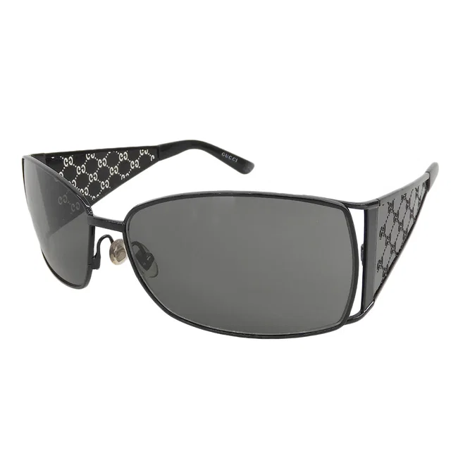 Gucci GG Design Sunglasses - Black in Black from VINTAGE QOO TOKYO
