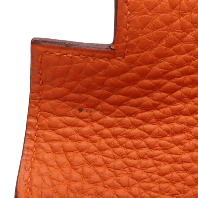 Hermès 2001 Kellyad PM Orange in Orange Togo leather from VINTAGE QOO TOKYO, photo 12 of 13