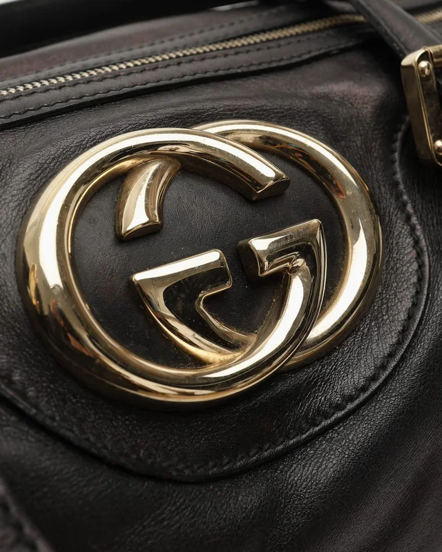 Gucci Interlocking G Boston Bag in Leather from A Retro Tale, photo 10 of 13