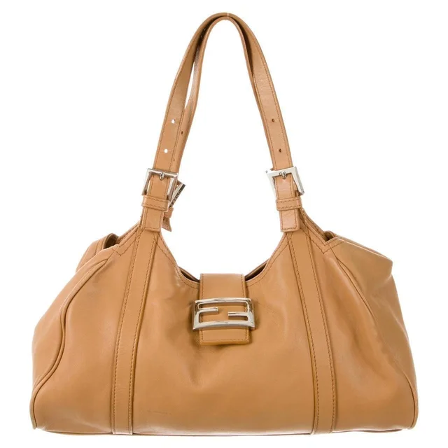 Fendi Women's Shoulder bags - Tan/Cream in brown|neutral from Depop, photo 1 of 1