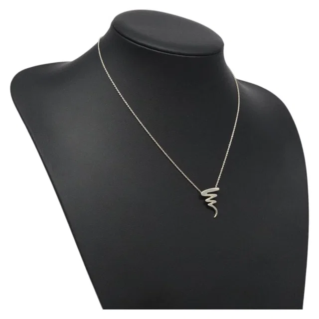 Tiffany & Co. Paloma Picasso Scribble Necklace Ag925 Silver Auth in Silver from Luxury Promise