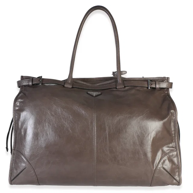 Prada Clay Distressed Calfskin Mens Bonnie in Calfskin from myGemma