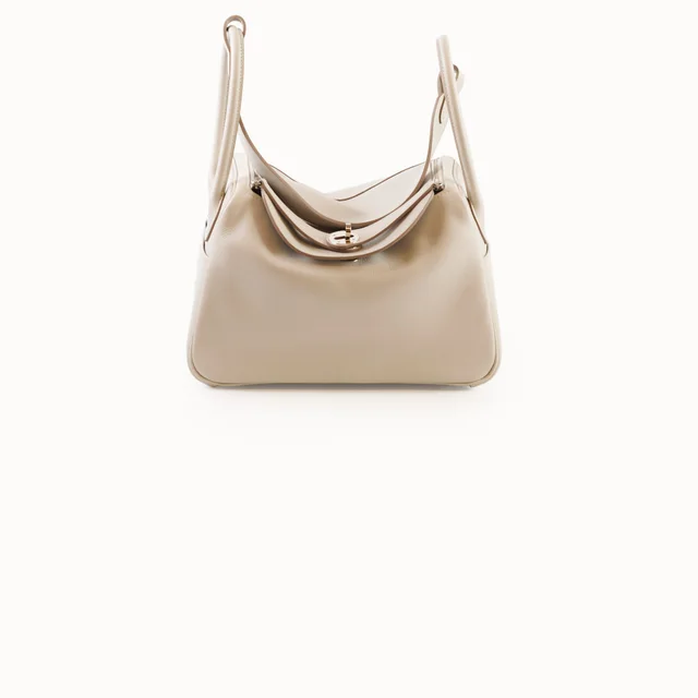 Hermès Lindy 26 Evercolour Gris Perle - Y Stamp (2020) in Grey Leather from The Purse Affair