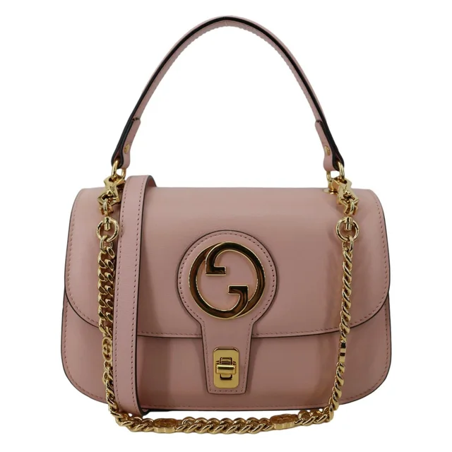 Gucci Blondie Small Calfskin Leather Top Handle Shoulder Bag Pink 735101 in Pink Calfskin from Dallas Designer Handbags