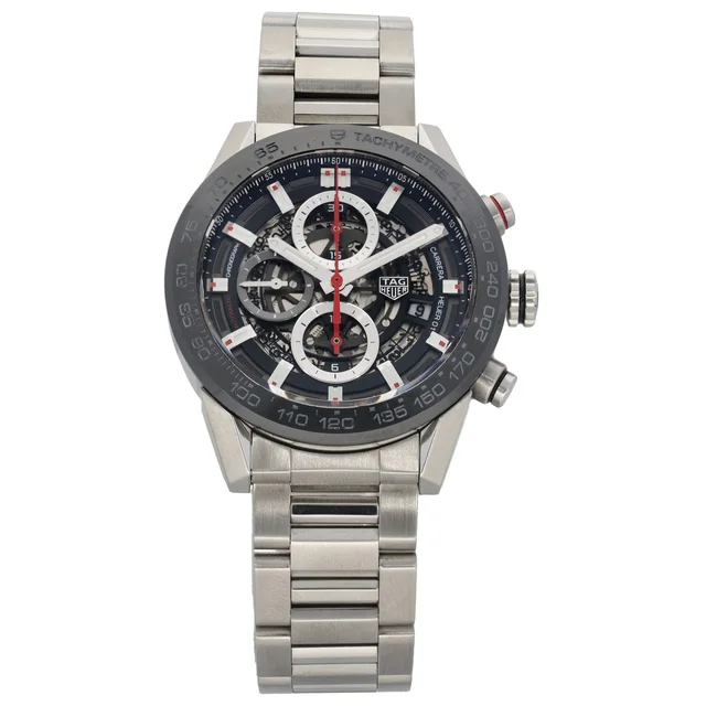 TAG Heuer Carrera CAR201V 43mm Stainless Steel Watch from H&T