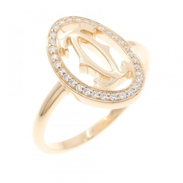 Cartier Logo Au750 Diamond Ring Size 17 from LuxUness