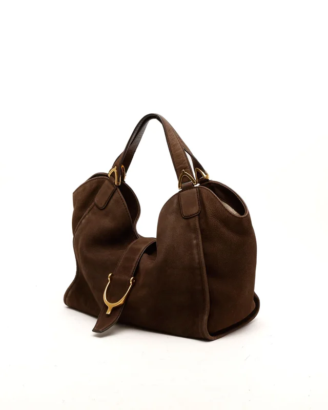 Gucci Soft Suede Stirrup Bag in Suede from A Retro Tale, photo 2 of 2