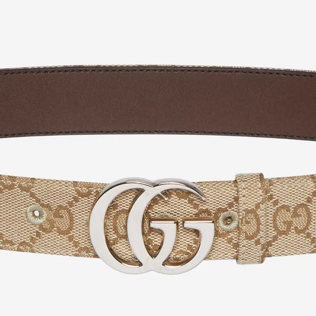 Gucci Belt — Beige Fabric in Beige Leather from HEWI