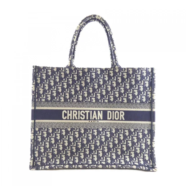 クリスチャンディオール DIOR OBLIQUE ディオール ブック トート ラージ M1286ZRIW バッグ in BLUE(ブルー) from KOMEHYO