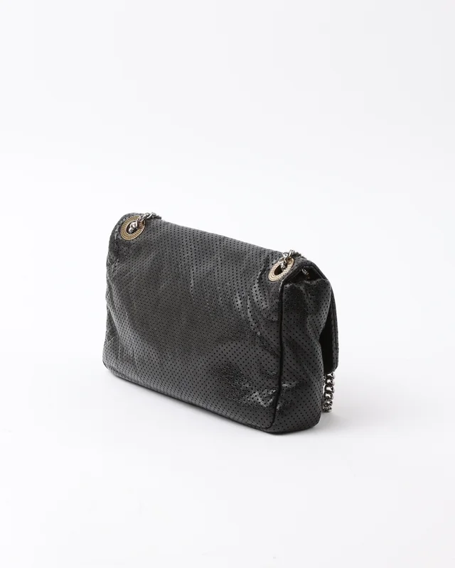Chanel Classic Perforated Drill Flap Bag in Satin from A Retro Tale, photo 3 of 9