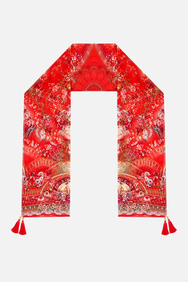 Camilla eBoutique LONG SILK CRINKLE CHIFFON SCARF OLÉ OLÉ from CAMILLA, photo 1 of 1