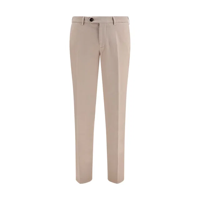 Brunello Cucinelli Beige Cotton Casual Pants in Beige from HEWI