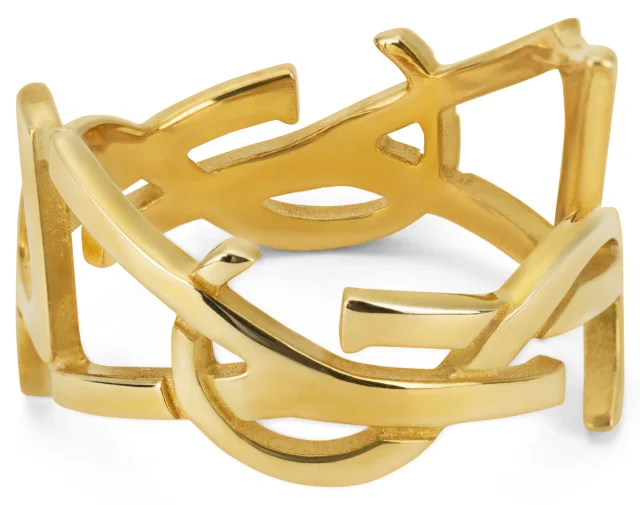 Saint Laurent Cassandre Bracelet — Gold Brass Bracelets in Gold from HEWI, photo 3 of 3