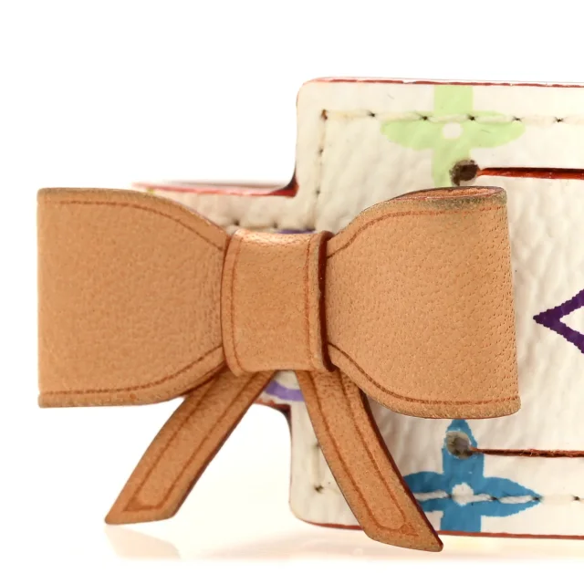 Louis Vuitton Monogram Multicolor Address Wish Bracelet White in White Canvas from FASHIONPHILE, photo 6 of 8