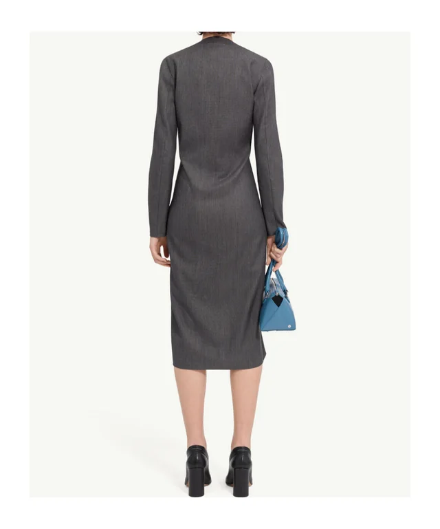Mm6 Maison Margiela wool cotton tailoring dress, photo 3 of 4 from SENSER