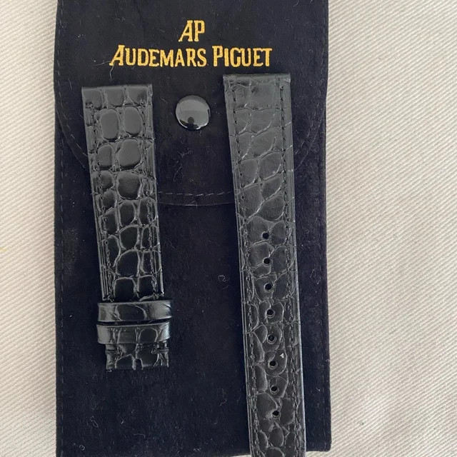 Audemars Piguet Vintage 18mm Black Crocodile Leather Strap in black Crocodile from Poshmark