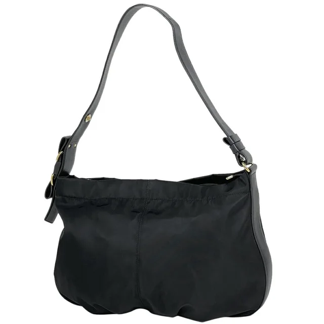 Ferragamo Logo Shoulder Bag Hobo Canvas Black in black Canvas from Poshmark, photo 1 of 1