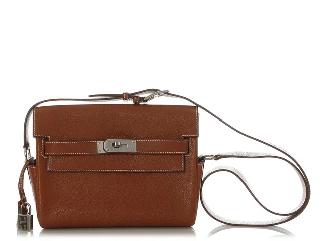 Hermès Barenia Faubourg Kelly Messenger in Calfskin from Ann's Fabulous Finds
