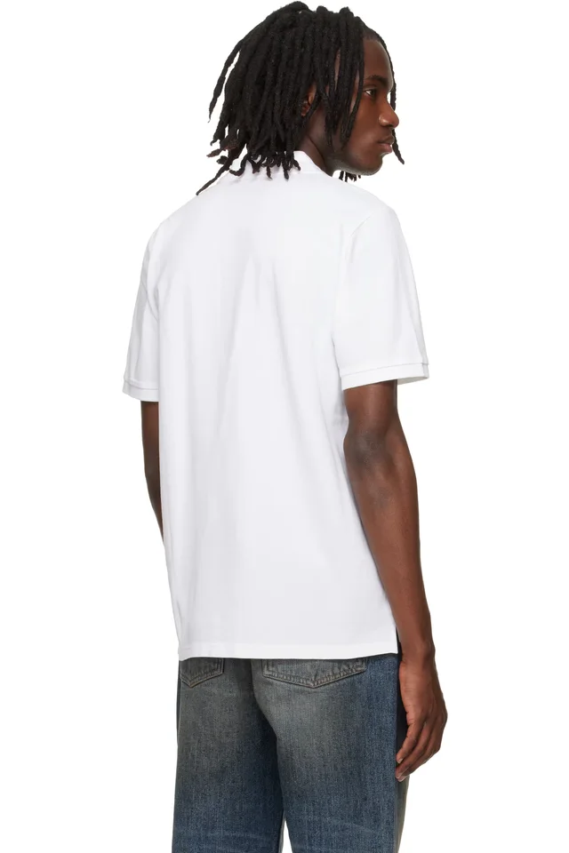 Carhartt Work In Progress White Chase Pique Polo, photo 3 of 4 from SSENSE