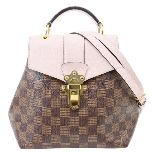 Louis Vuitton Clapton Damier Ebene Backpack Bag Magnolia in Brown Coated canvas from Dallas Designer Handbags