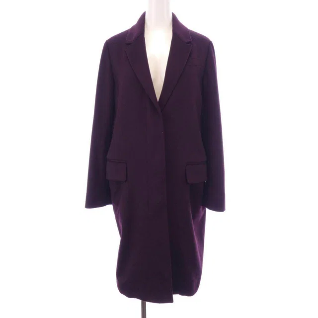 Burberry Cashmere Coat in Purple Cashmere from LuxUness