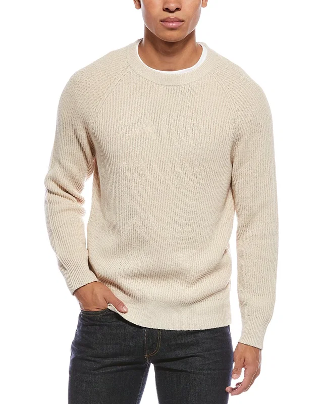 Brunello Cucinelli Ribbed Crewneck Sweater, image 1 of 1 from Gilt
