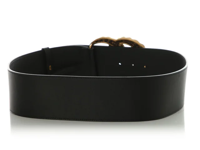 Gucci Moon Calfskin Pearl Double G 70mm Belt in Calfskin from Ann's Fabulous Finds, photo 4 of 6