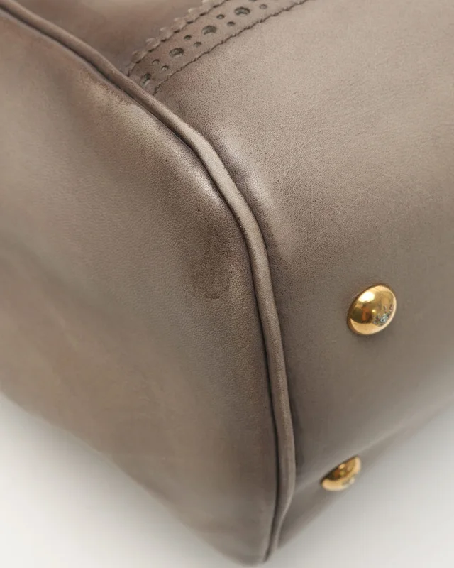 Gucci Duilio Brogue Top Handle Bag in Leather from A Retro Tale, photo 8 of 10